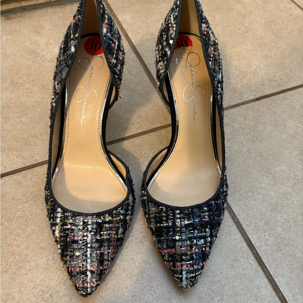 Jessica Simpson Women's Tweed Heels